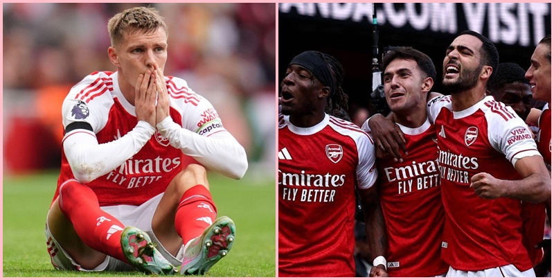 Chấn thương và các đợt sút giảm phong độ khiến Odegaard từ đội trưởng dần trở thành vấn đề của Arsenal.